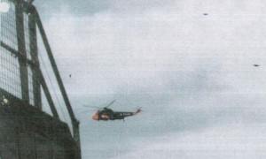 helicopter with ufo