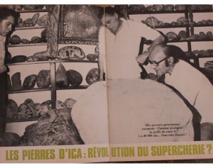 1) En 1976 la revista esotérica L'Inconnu sembró dudas sobre las piedras de Ica