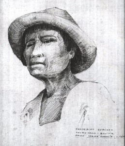 Campesino boliviano (litografía de 1967) (2)