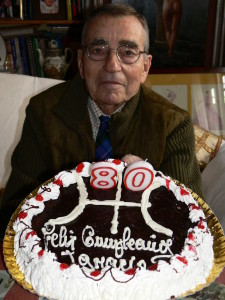 Darnaude en su 80 cumpleaños (Foto M. Garrido)